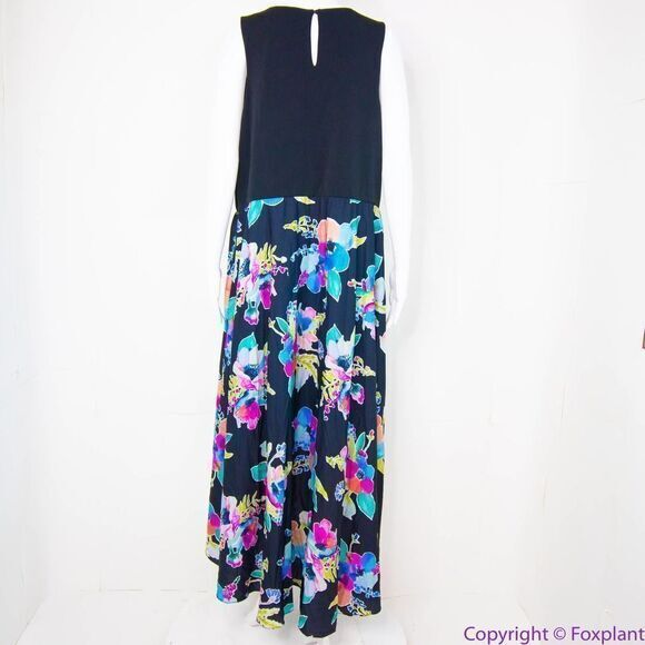 Hutch‎ gwynniebee Rainbow Mist Floral Print Hi-Lo Maxi Dress , 2X - Picture 7 of 16